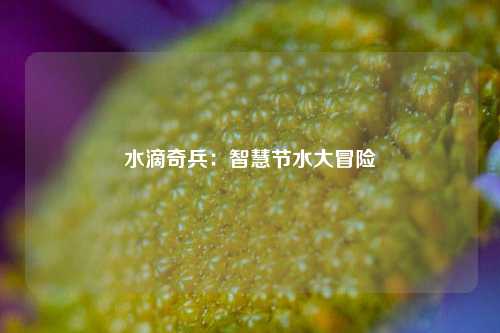 水滴奇兵：智慧节水大冒险